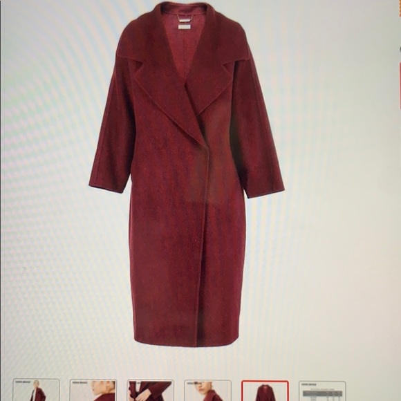 Long Wool Blend Coat size Small. NWOT - Picture 8 of 14